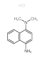 1,4-Naphthalenediamine,N1,N1-dimethyl-, hydrochloride (1:1) structure