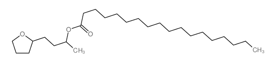 Octadecanoic acid,1-methyl-3-(tetrahydro-2-furanyl)propyl ester Structure