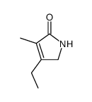 4-ethyl-3-methyl-1H-pyrrol-2(5H)-one Structure