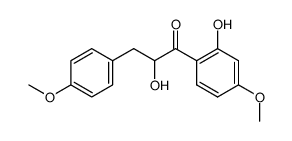 α,2'-dihydroxy-4,4'-dimethoxydihydrochalcone Structure