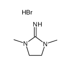 1,3-dimethyl-2-imino-imidazolidine hydrobromide Structure