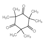 HEXAMETHYLCYCLOHEXANE-1,3,5-TRIONE Structure