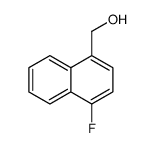 (4-氟萘-1-基)甲醇结构式