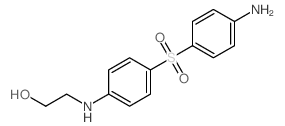 4-Amino-4-beta-hydroxyethylamino diphenylsulfone结构式