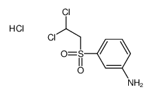 3-(2,2-dichloroethylsulfonyl)aniline,hydrochloride Structure