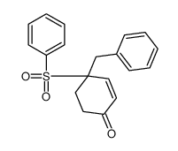 4-(benzenesulfonyl)-4-benzylcyclohex-2-en-1-one Structure