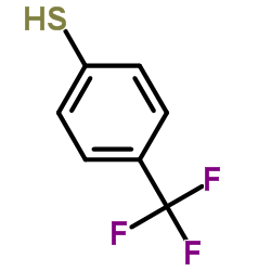4-(三氟甲基)苯硫酚结构式