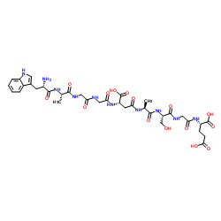 (β-Asp5)-Delta-Sleep Inducing Peptide trifluoroacetate salt Structure
