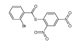 S-(2,4-dinitrophenyl) 2-bromobenzothioate Structure