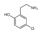 2-(2-aminoethyl)-4-chlorophenol Structure