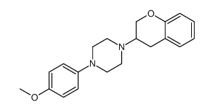 1-(3,4-Dihydro-2H-1-benzopyran-3-yl)-4-(4-methoxyphenyl)piperazine Structure