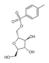 2,5-anhydro-1-O-(4-tolylsulfonyl)mannitol结构式