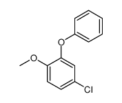 4-CHLORO-2-PHENOXY ANISOLE结构式