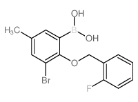 3-BROMO-2-(2'-FLUOROBENZYLOXY)-5-METHYL& structure