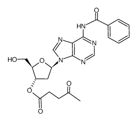N6-benzoyl-3'-O-levulinyl-2'-deoxyadenosine Structure