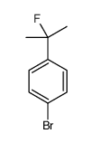 1-溴-4-(1-氟-1-甲基-乙基)-苯结构式