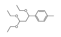 1-methyl-4-(1,3,3-triethoxypropyl)benzene结构式
