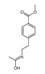 4-(2-乙酰氨基乙基)苯甲酸甲酯结构式
