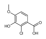2-chloro-3-hydroxy-4-methoxybenzoic acid Structure