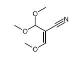 2-(dimethoxymethyl)-3-methoxyprop-2-enenitrile Structure