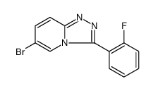 6-Bromo-3-(2-fluorophenyl)-[1,2,4]triazolo[4,3-a]pyridine structure