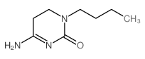 4-氨基-1-丁基-5,6-二氢嘧啶-2-酮结构式