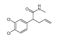 Benzeneacetamide, 3,4-dichloro-N-methyl-α-2-propen-1-yl Structure
