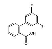 2-联苯-3,5-二氟羧酸结构式