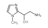 2-氨基-1-(1-甲基-1H-咪唑-2-基)乙烷-1-醇结构式