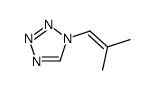 1-(2-methylprop-1-enyl)tetrazole结构式