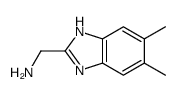 (9ci)-5,6-二甲基-1H-苯并咪唑-2-甲胺结构式