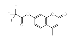 (4-methyl-2-oxochromen-7-yl) 2,2,2-trifluoroacetate结构式