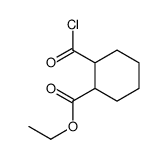 ethyl 2-carbonochloridoylcyclohexane-1-carboxylate Structure
