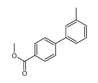 3’-甲基-[1,1’-联苯]-4-甲酸甲酯结构式