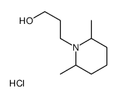 3-(2,6-dimethylpiperidin-1-yl)propan-1-ol,hydrochloride Structure