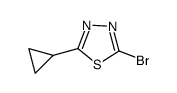 2-Bromo-5-Cyclopropyl-1,3,4-Thiadiazole Structure
