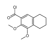 3,4-dimethoxy-5,6,7,8-tetrahydronaphthalene-2-carbonyl chloride Structure