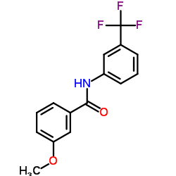 3-Methoxy-N-[3-(trifluoromethyl)phenyl]benzamide结构式
