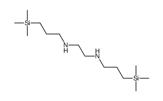 N,N'-bis(3-trimethylsilylpropyl)ethane-1,2-diamine Structure