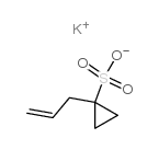 potassium,1-prop-2-enylcyclopropane-1-sulfonate结构式