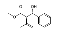 (R)-2-((S)-Hydroxy-phenyl-methyl)-3-methyl-but-3-enoic acid methyl ester结构式
