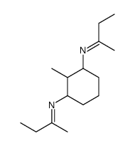 N,N'-bis(1-methylpropylidene)-2-methylcyclohexane-1,3-diamine结构式