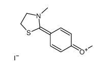 2-(4-methoxyphenyl)-3-methyl-4,5-dihydro-1,3-thiazol-3-ium,iodide Structure