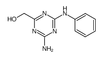{4-amino-6-(phenylamino)-[1,3,5]triazin-2-yl}methanol Structure