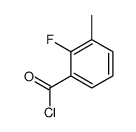 2-Fluoro-3-methylbenzoyl chloride Structure
