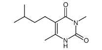 5-isopentyl-3,6-dimethyl-1H-pyrimidine-2,4-dione Structure