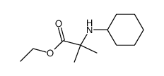 ethyl 2-(cyclohexylamino)-2-methylpropanoate Structure