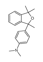 1,3,3-Trimethyl-1-(p-dimethylamino-phenyl)-phthalan Structure