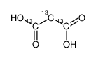 Malonic acid13C3 Structure