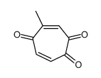 4-methylcyclohepta-3,6-diene-1,2,5-trione结构式